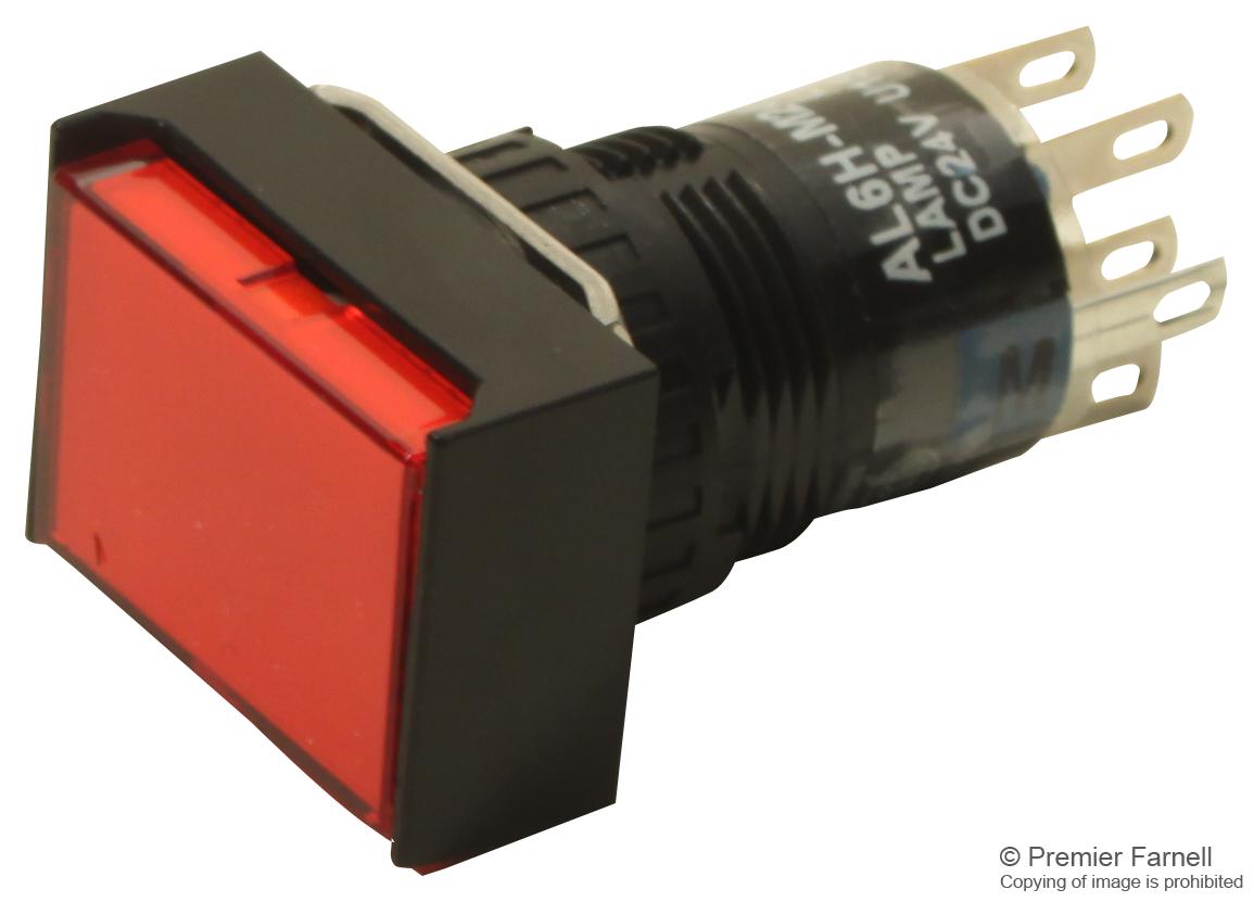 Buy IDEC DPDT LED Pushbutton Part Number AL6H-M24-R Online