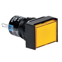 Buy IDEC 16mm Amber Rectangular Pilot Light Part Number AL6HP4A Online