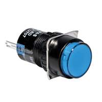 IDEC Series Pilot Light: 16mm Blue Round: AL6MP4PS