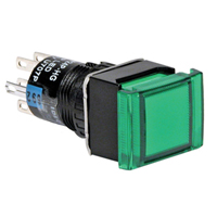 IDE Series 16mm Pushbutton: AL6QM24PHG