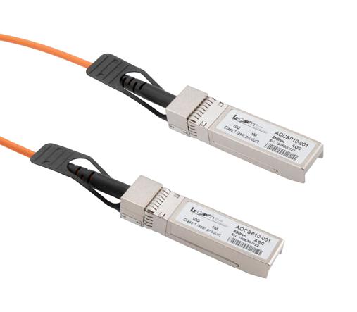 L-COM Series Active Optical Cable 10Gbps: AOCSP10020
