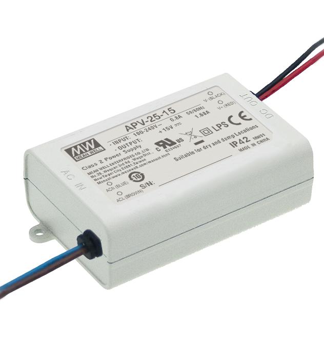 Buy MEAN WELL 20W Single Output Switching Power Supply Part Number APV-2512 Online