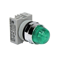IDEC APW299DG120V – Reliable Green LED Pilot Light for Industrial Applications
