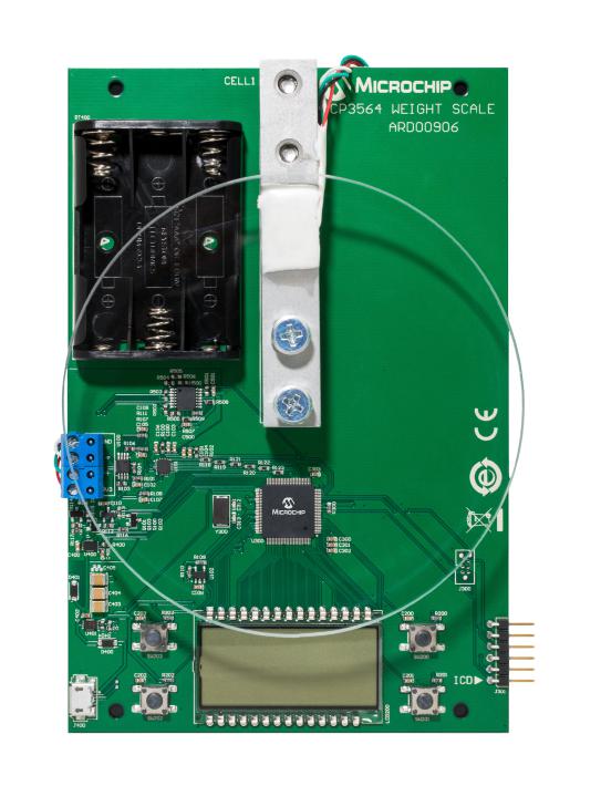 Microchip Series MCP3564 Weight Scale: ARD00906