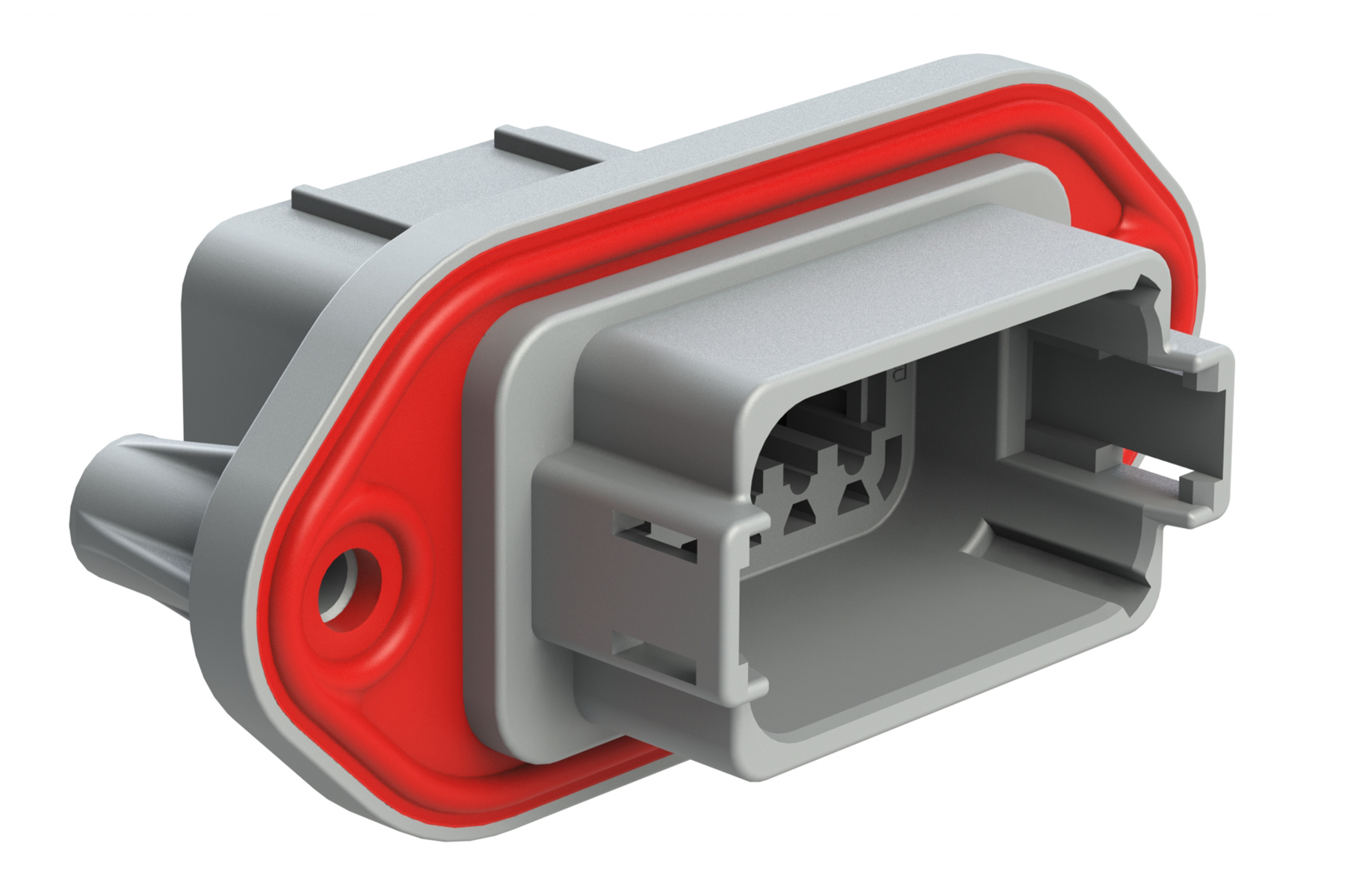 AT04-12PA-PM12 Amphenol Sine Systems 12 Pin Receptacle with Flange | myMectronic