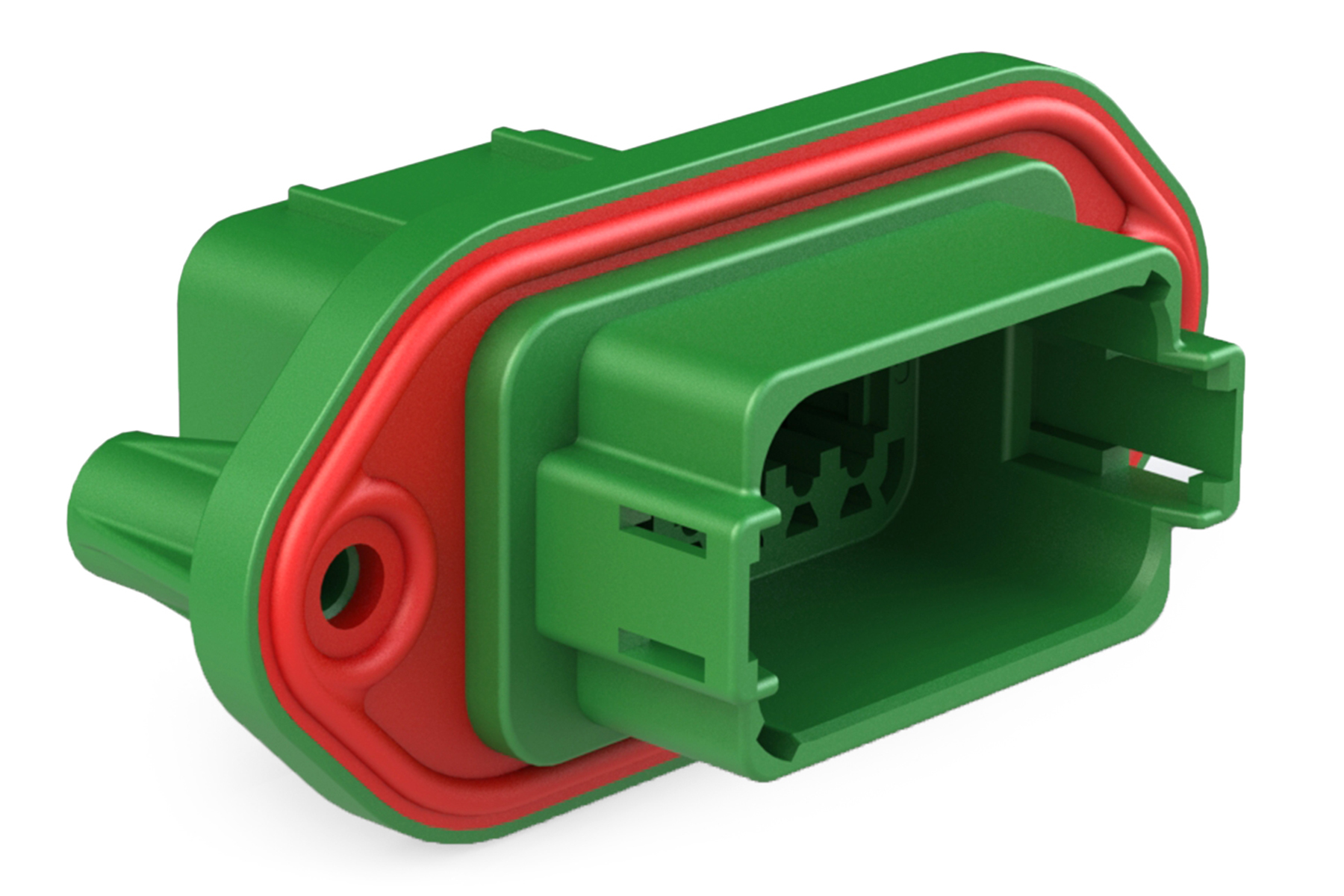 AT04-12PC-PM12 Amphenol Sine Systems 12 Pin Receptacle with Flange | myMectronic