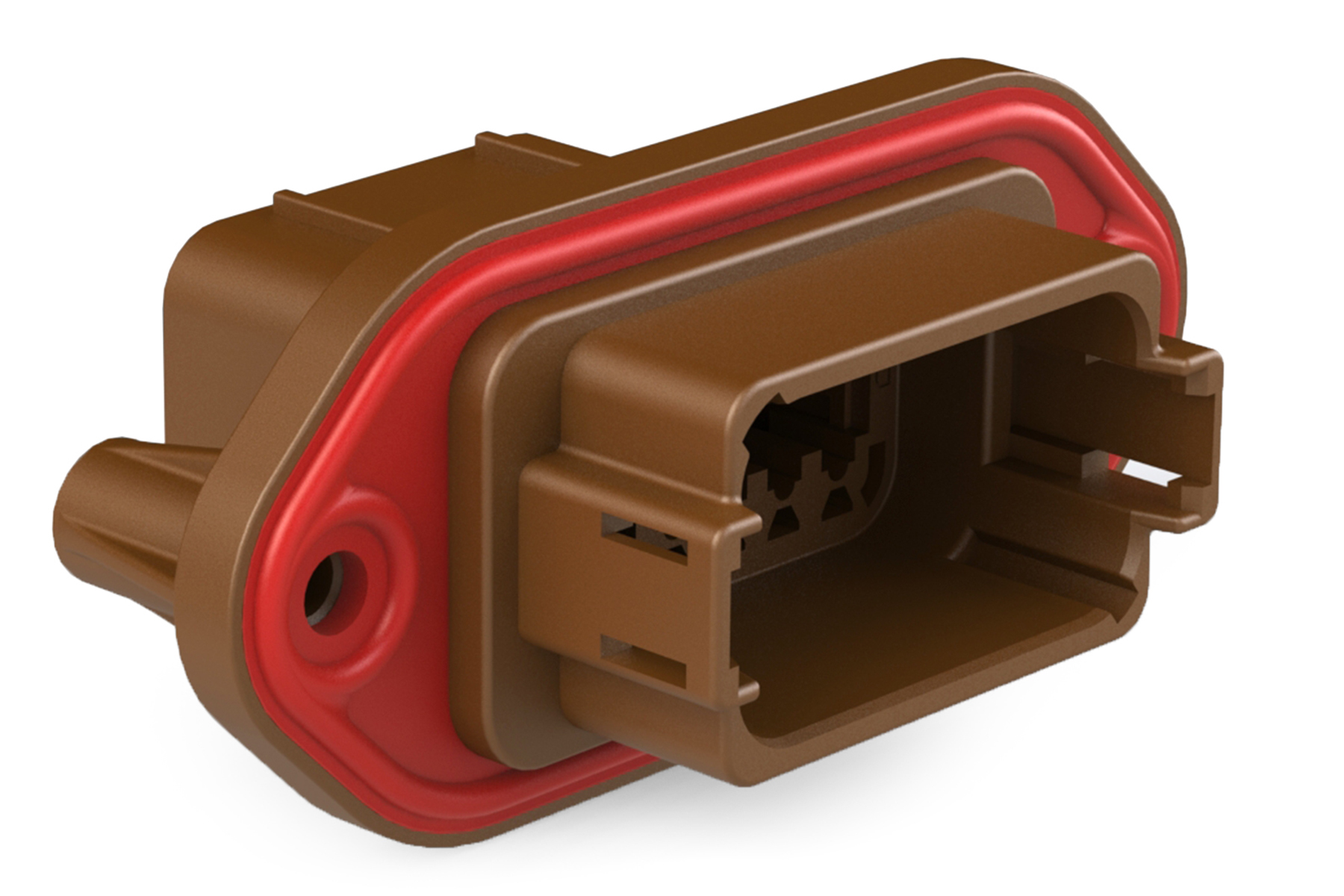 AT04-12PD-PM12 Amphenol Sine Systems 12 Pin Receptacle with Flange | myMectronic