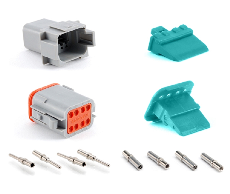 AT8PS-CKIT Amphenol Sine Systems 8 Position Plug Receptacle Kit | myMectronic