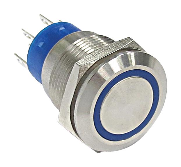 C&K Series ATP19 Anti-Vandal Sealed Pushbutton Switch: ATP19SL3712B0SA03Q