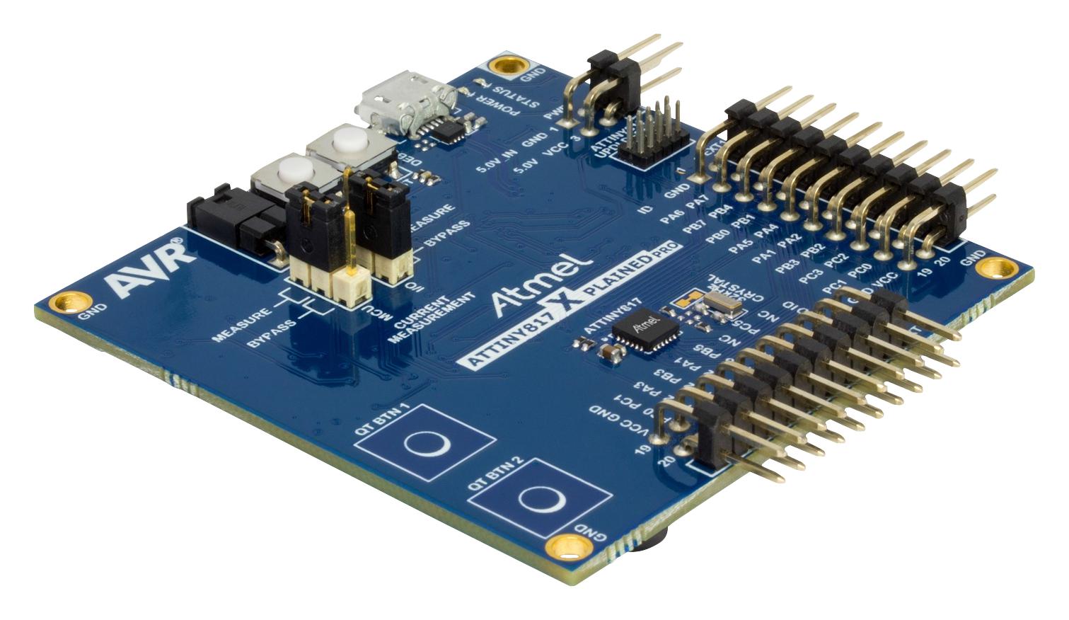 Microchip ATTINY817XPRO – Reliable Microcontroller Evaluation Kit for Industrial Applications