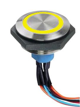AV Series Security Pushbutton Switch: AV5522F102074BK