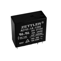 American Zettler Series AZ755 20 Amp Miniature Power Relay: AZ7551C5DE