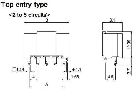 Buy JST PSI Connector Part Number B02BPSIRC1LFSN Online