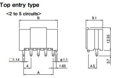 Buy JST Connector Header Part Number B03BPSIYB1LFSN Online