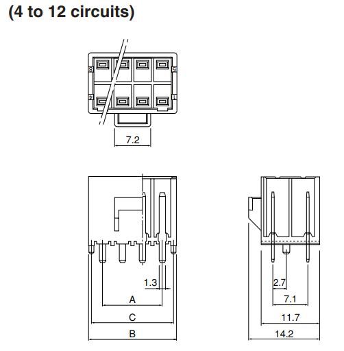 Buy JST HL Series Connector Housing Part Number B04PHLALFSN Online
