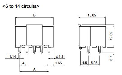 Buy JST PSI Connector Header Part Number B12BPSILE1LFSN Online