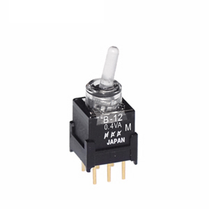 NKK Series B Subminiature Fully Illuminated Toggle Switch: B12JJPF