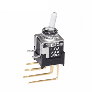 Buy NKK Series B Fully Illuminated Toggle Switch Part Number B12JJVCF Online