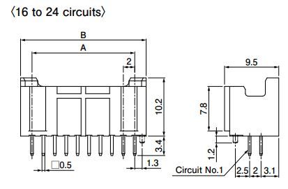 Buy JST Connector Header Part Number B24BPADSS1FLFSN Online