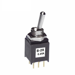 Buy NKK Switches Process Sealed Subminiature Toggle Part Number B28A1P Online