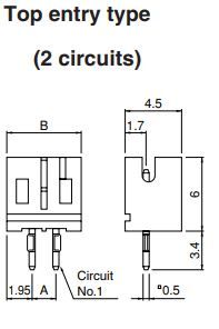 JST Series PH Connector: 2-Position 2.00mm Pitch Connector Header