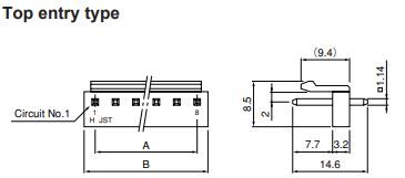 JST Series VH Connector: 2-Position Shrouded Header for PCB B2PVHRLFSN