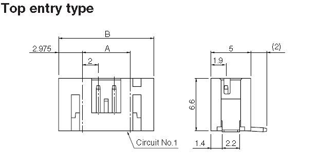 Buy JST PH Series 8-Position Connector Header Part Number B8BPHSM4TBLFSN Online