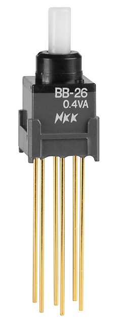 Buy NKK Subminiature Pushbutton Part Number BB26AW Online