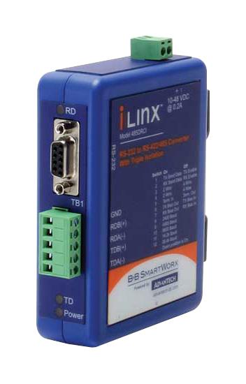 BB SmartWorx Series Industrial RS-232 to RS-422/485 Converter: BB485DRCI