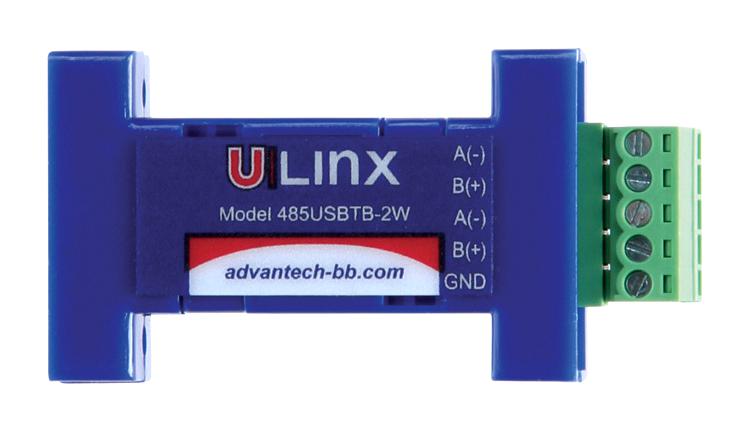 Innovative Series USB to RS-485 Miniature Converter: BB-485USBTB2W-A