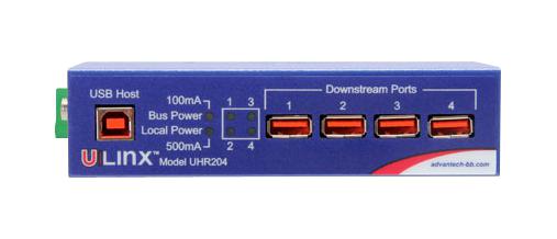 Advantech UHR304 – Reliable Industrial USB Hub for Heavy Applications
