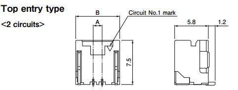 JST Series ZE Connector: Secure Lock Type 1.5mm Header for PCB Connections BM02BZESSTBT