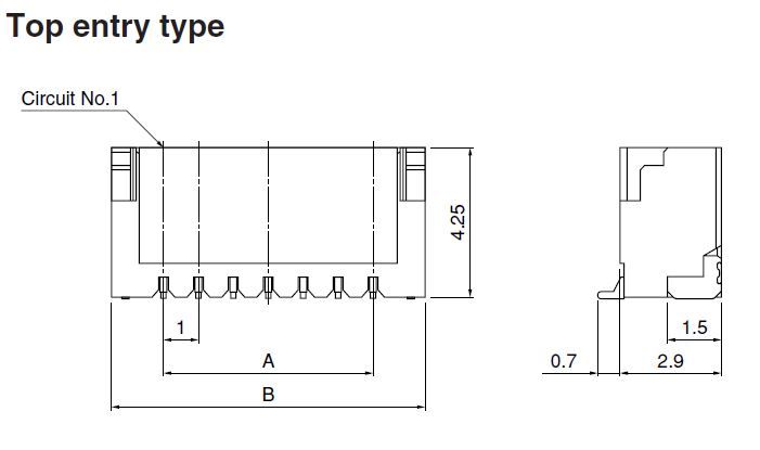 Buy JST Connector Part Number BM10BSRSSTBTLFSN Online