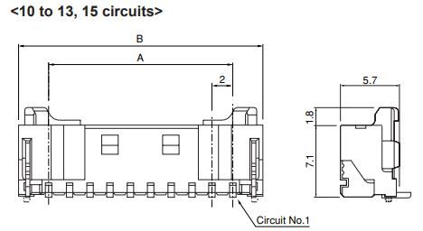Buy JST Connector Header Part Number BM15BPASS1TFTLFSN Online