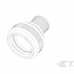Buy TE Connectivity FlexiScreen Backshell Part Number BNX54AB002412AX Online