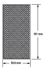 Buy Reflective Acrylic Target Part Number BRT100X50 Online