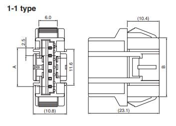 JST Series THR Wire-to-Wire Connector: BU03PTHR1KLFSN