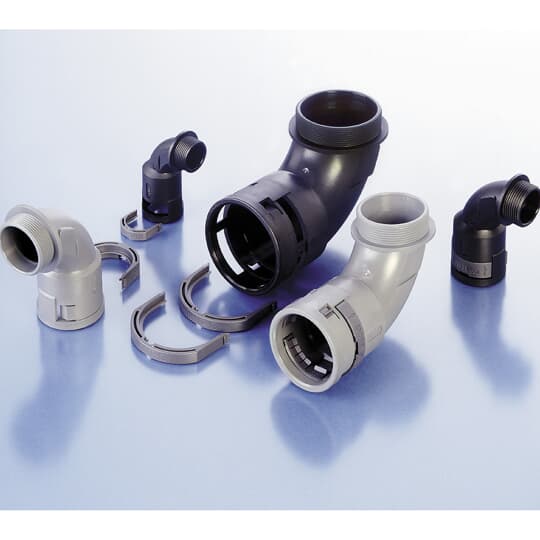 BVBV-P366 THOMAS & BETTS 90 Degree Curved Elbow Connector | myMectronic