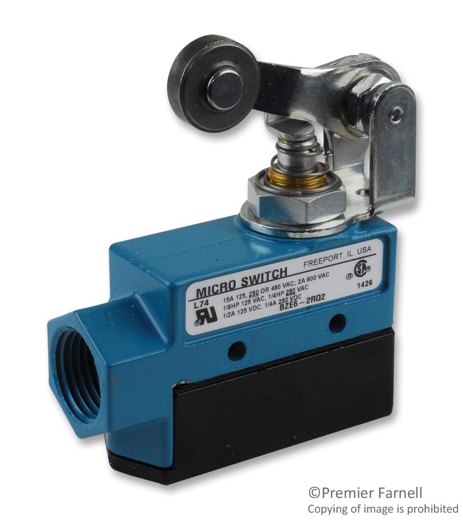 Honeywell Series V6 SPDT Limit Switch: BZE62RQ2