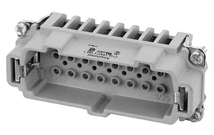 C14610A0165001 Amphenol Tuchel 16 Pole Grey Insert | myMectronic
