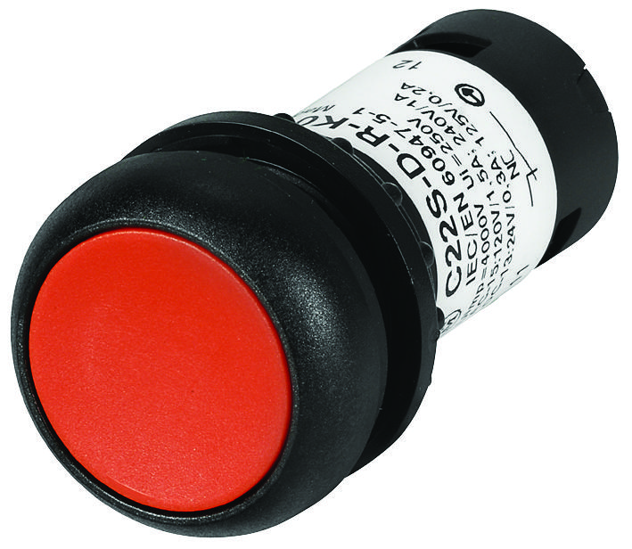 Eaton Series C22 Pushbutton: C22SDRK01