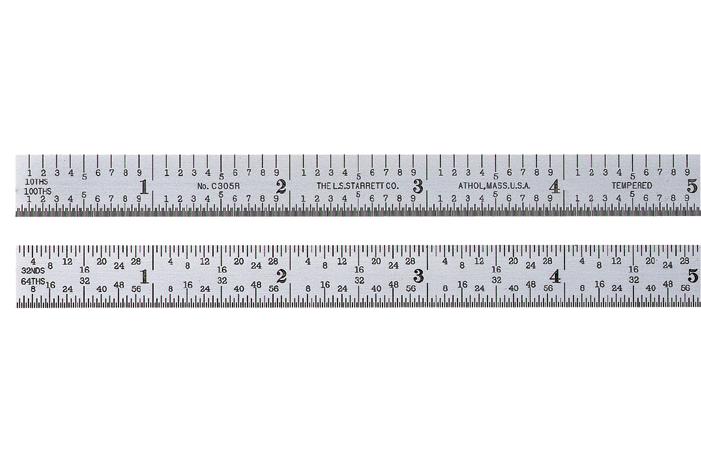 Buy STARRETT Flexible Steel Rule Part Number C305R6 Online