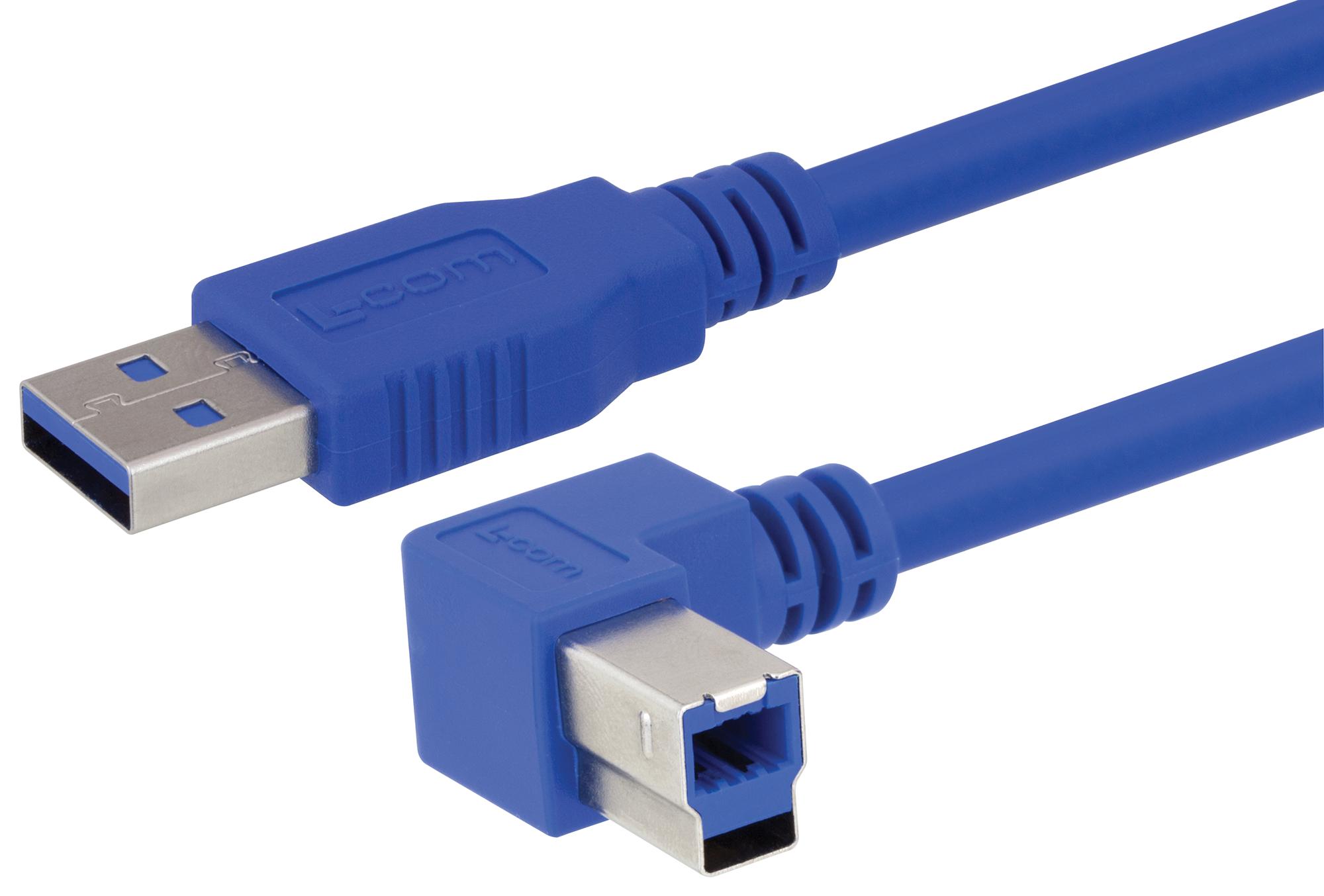 L-com Series USB 3.0 Cable: CA3A-90LB-3M