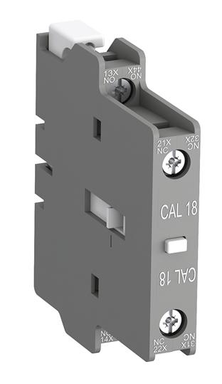 ABB Auxiliary Contact Block CAL1811: 1NO 1NC Side Mounting