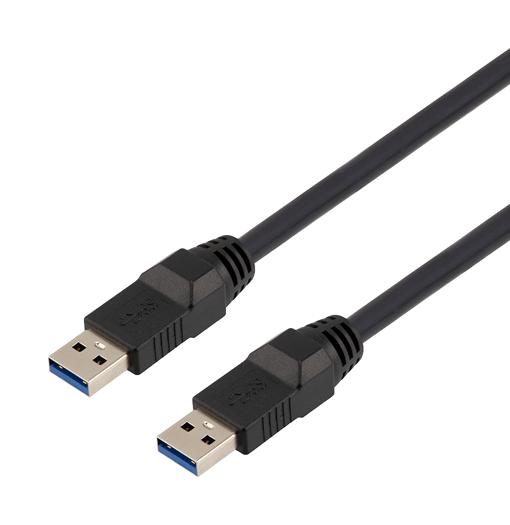 L-com Series USB 3.0 High Flex Cable: CAU3HFAABLK105M