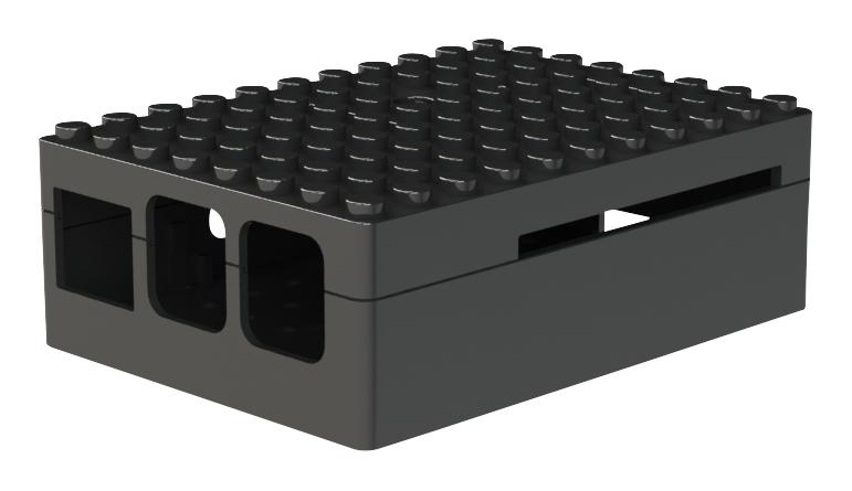Buy Multicomp Raspberry Pi Enclosure Part Number CBPIBLOX-BLK Online