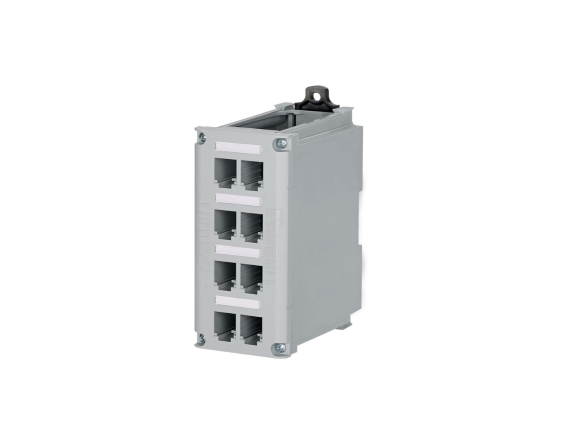 CDPP8RG Panduit 8-Port DIN Rail Patch Panel | myMectronic