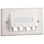CFPHSL4IW Panduit 4-Port Horizontal Sloped Faceplate | myMectronic