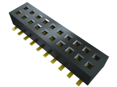 CLP-103-02-F-D-BE SAMTEC Low Profile Dual Wipe Socket | myMectronic