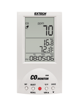 Extech Series CO Ambient Air Quality Monitor: CO50